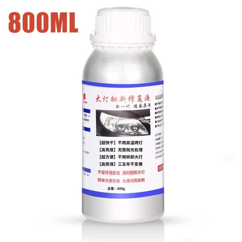 800ML Car Headlight Repair Fluid Headlight Polishing Restoration Chemical Polishing The Headlights image