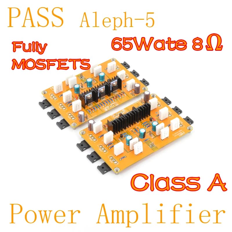 MOFI-Pass Aleph-5  A5  Fully Mosfets Class A Power Amplifier DIY KIT image