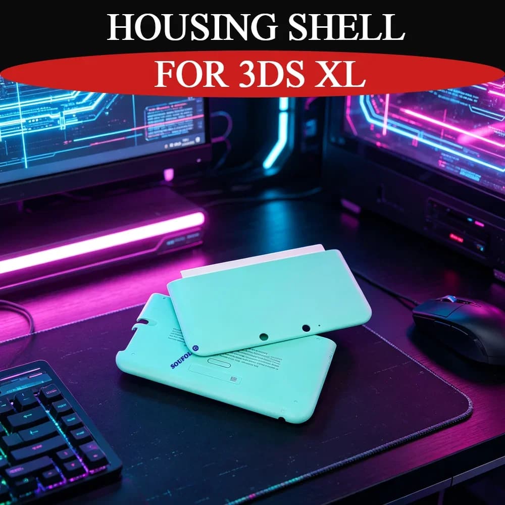 New For 3DS XL High Quality Housing Shell Front Back Cover Case 8Colors Top and Bottom Housing Shell Case For 3DS XL Accessories image
