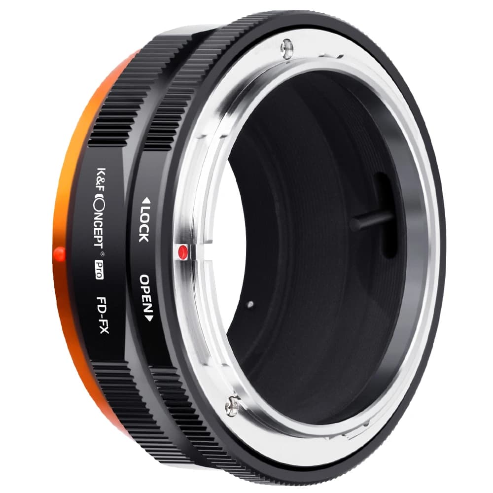 K&F CONCEPT FD-FX Adapter For Canon FD Lens to Fujifilm Fuji X Mount Camera Adapter Ring for Canon FD Lens to Fuji Camera Body image