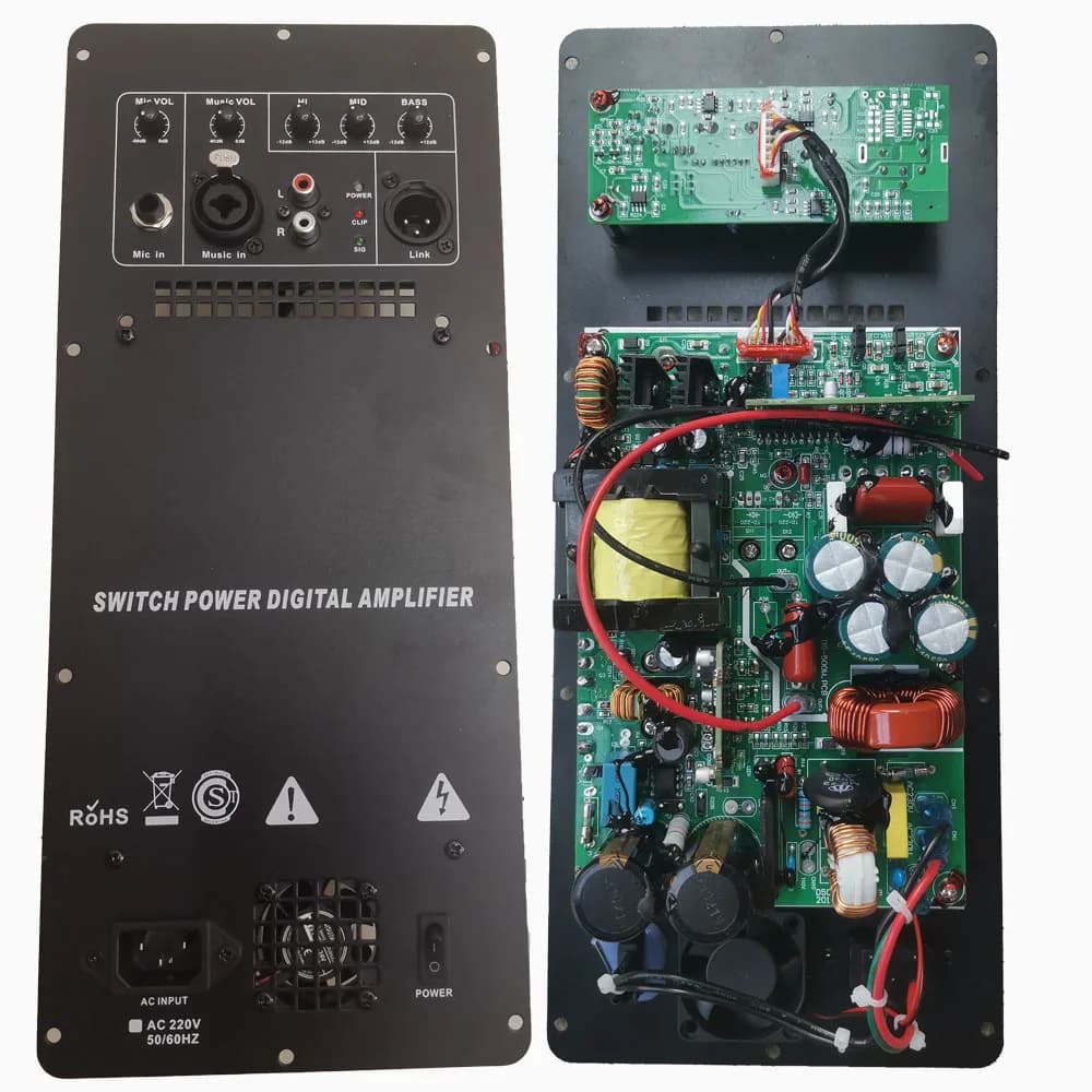 110V/220V Class D 500W Digital Heavy Power Amplifier Hifi Audio Module Active Full Range Amp Board image
