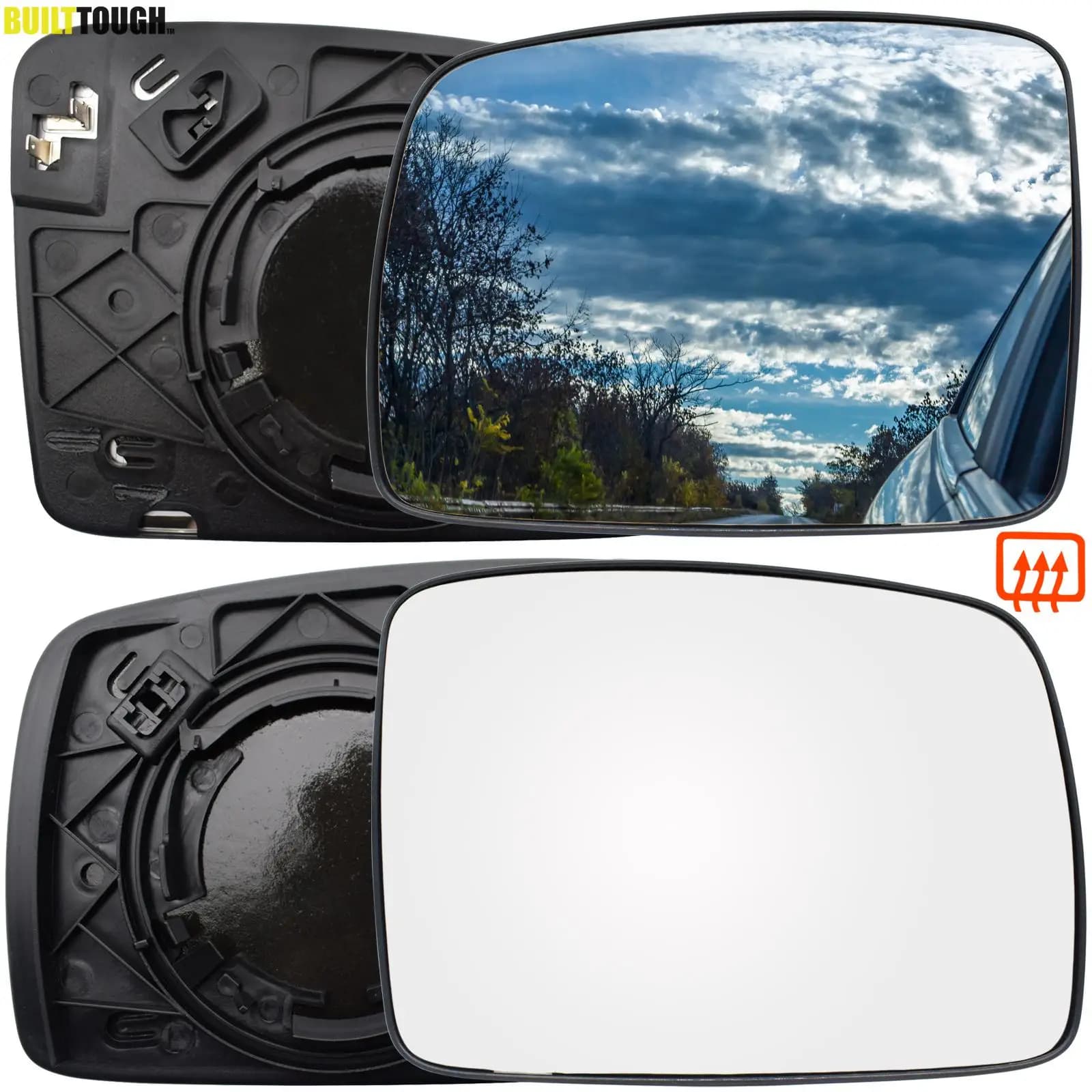 For Land Rover Discovery 3 Freelander 2 Range Rover Sport Left Right Hand Door Side Wing Mirror Glass Heated Rear View LR017070 image