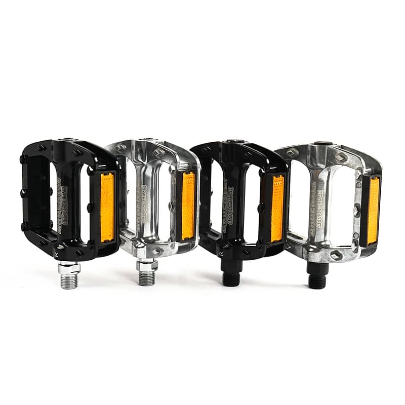 Ardently Bicycle Pedals Aluminum Alloy Road Bike Fixed Gear Bicycle 2DU Bearing Pedal Flat Platform Cycling Parts Accessories image